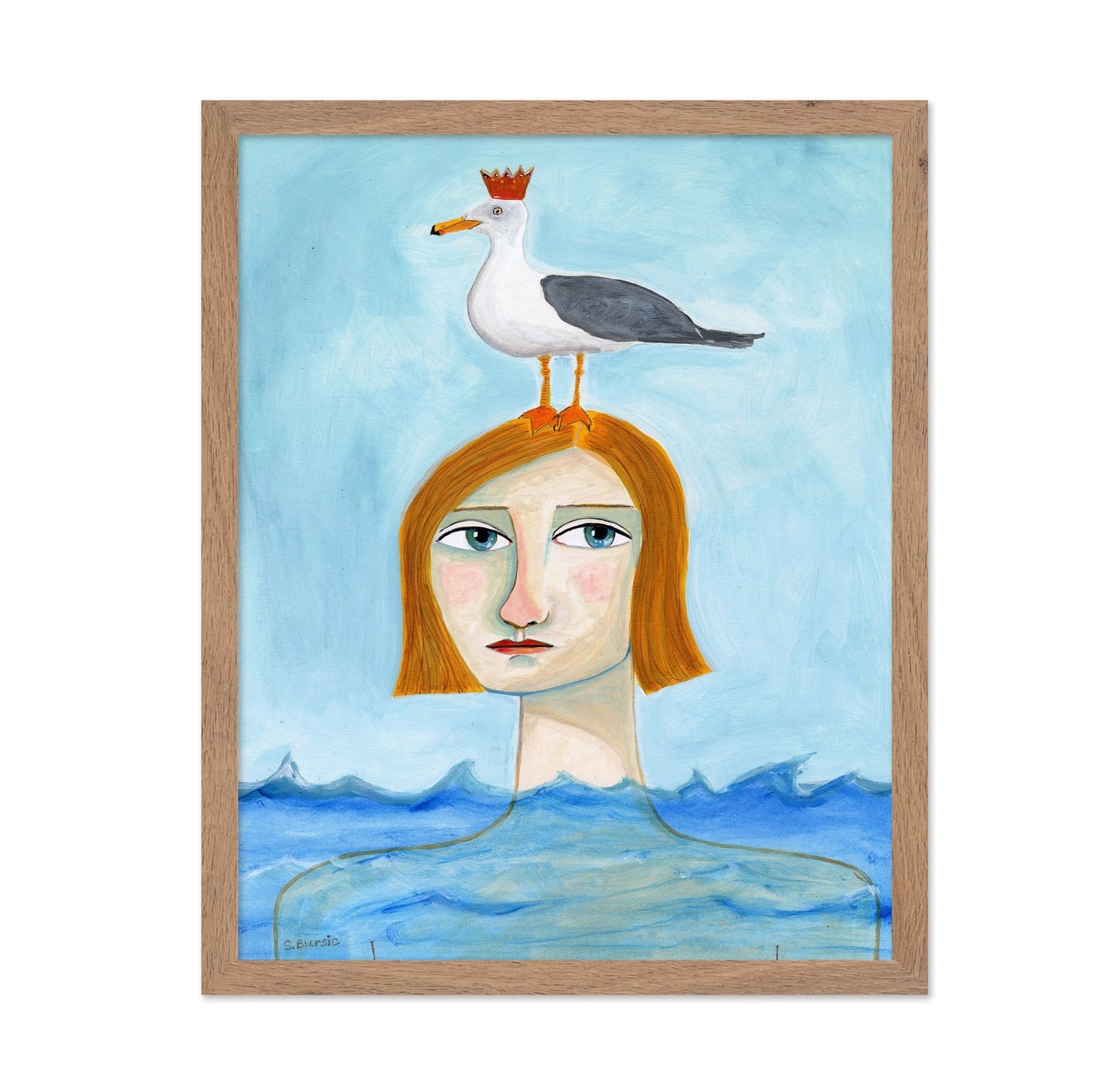 Seagull Crown Portrait
