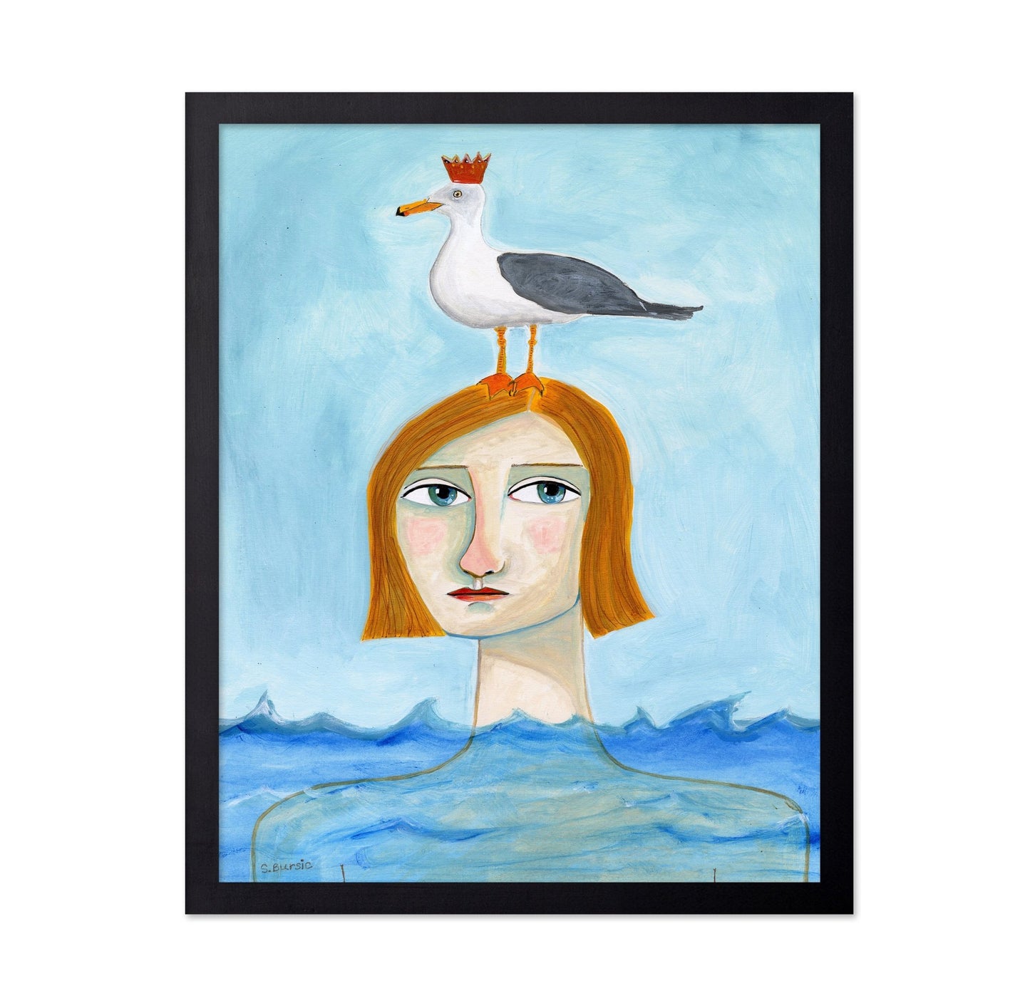 Seagull Crown Portrait