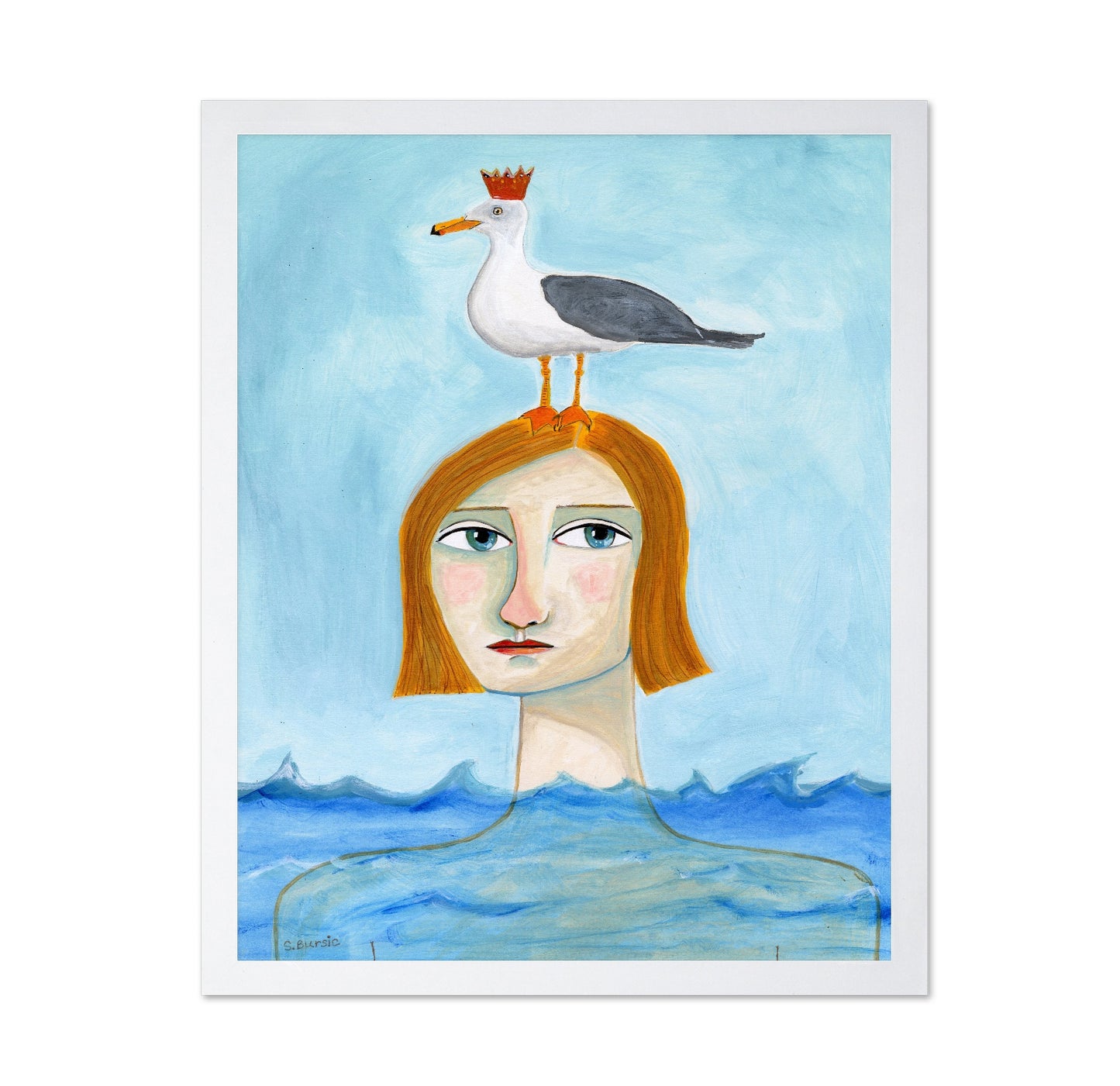 Seagull Crown Portrait