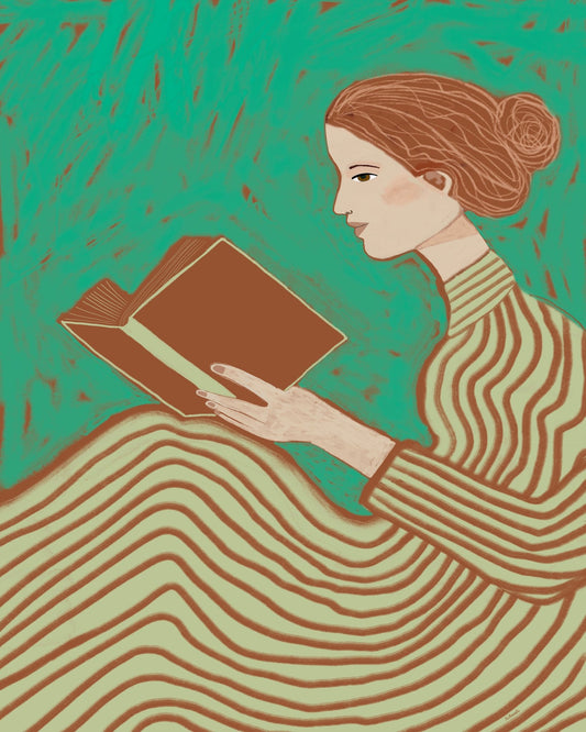 Woman Reading Book No1