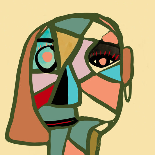 Abstract Face Mosaic