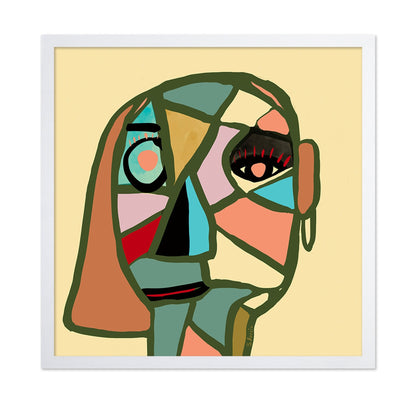 Abstract Face Mosaic