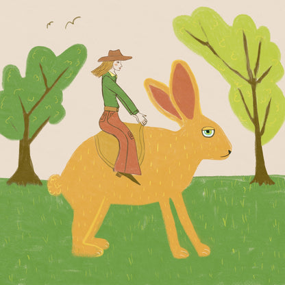 Cowgirl Rabbit Ride
