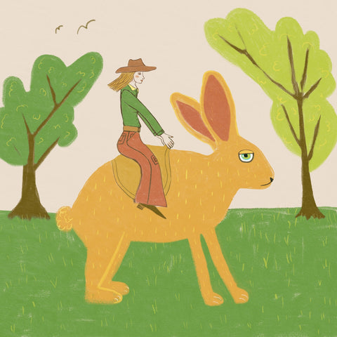Cowgirl Rabbit Ride