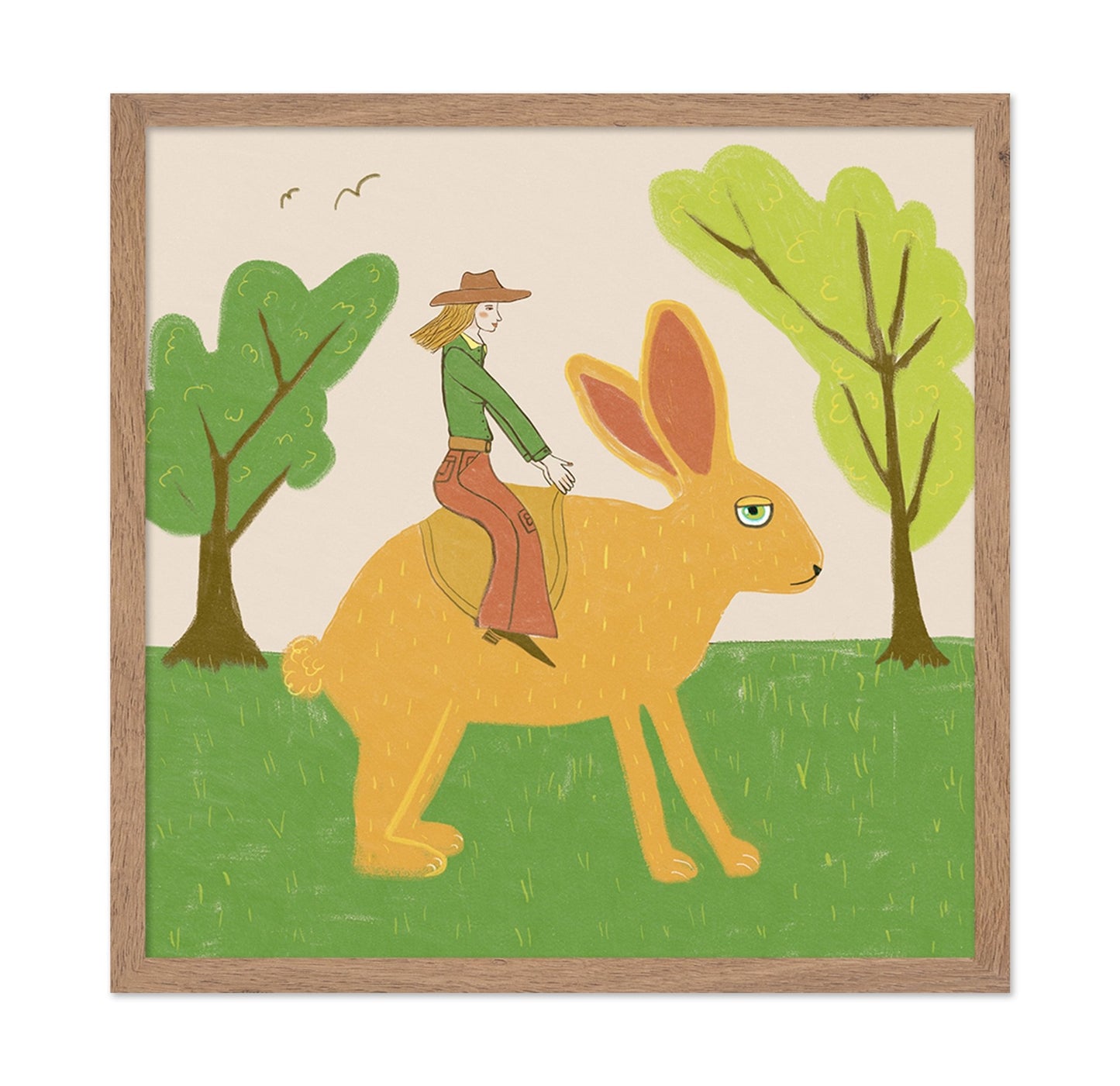 Cowgirl Rabbit Ride
