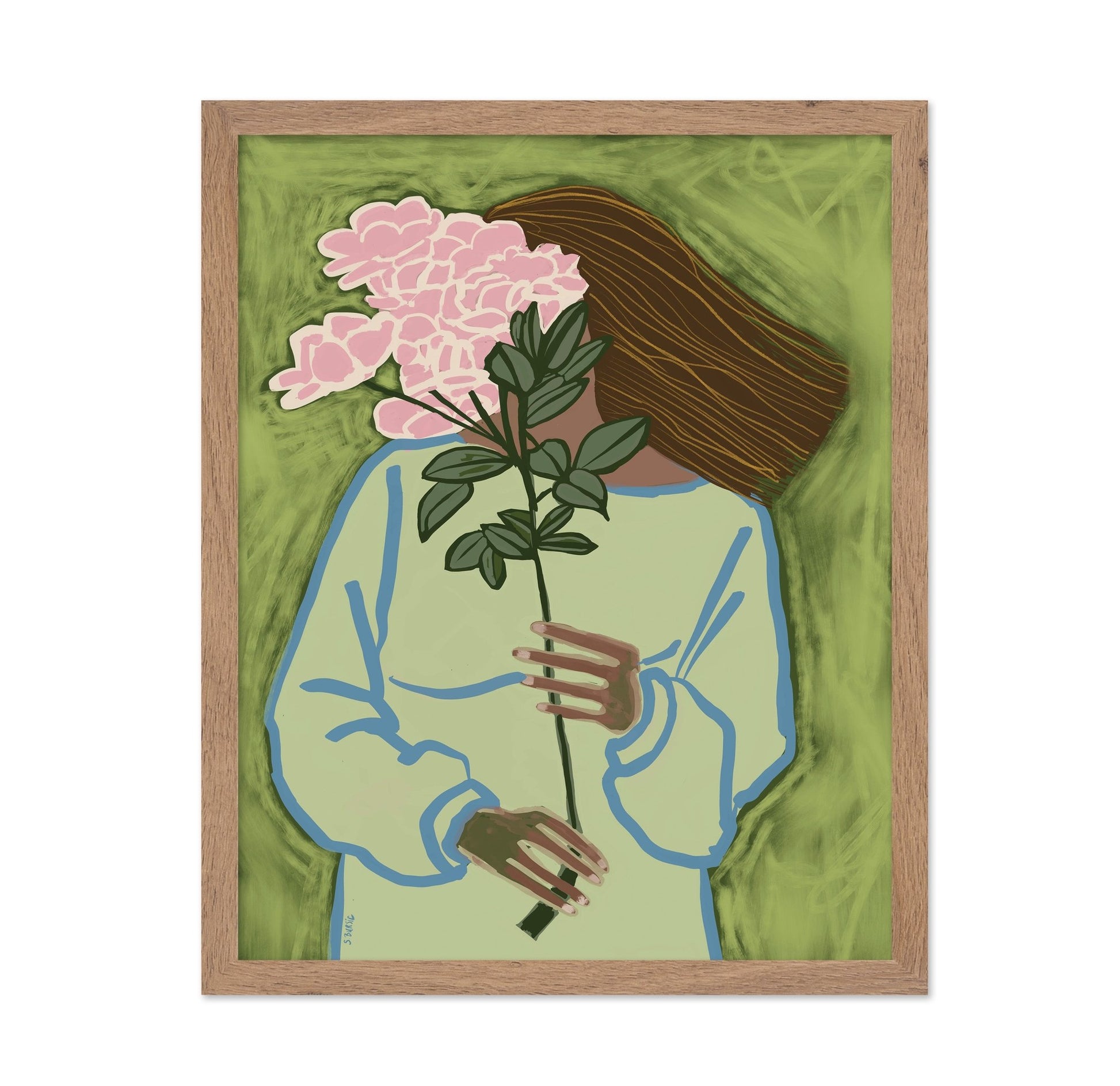 Floral Face Portrait No2