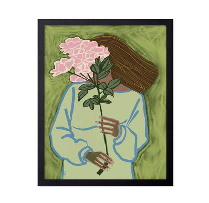 Floral Face Portrait No2
