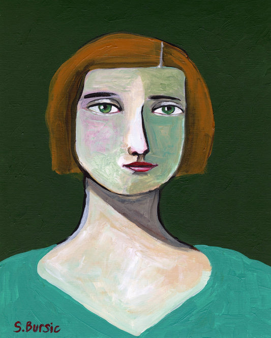 Green Tone Portrait