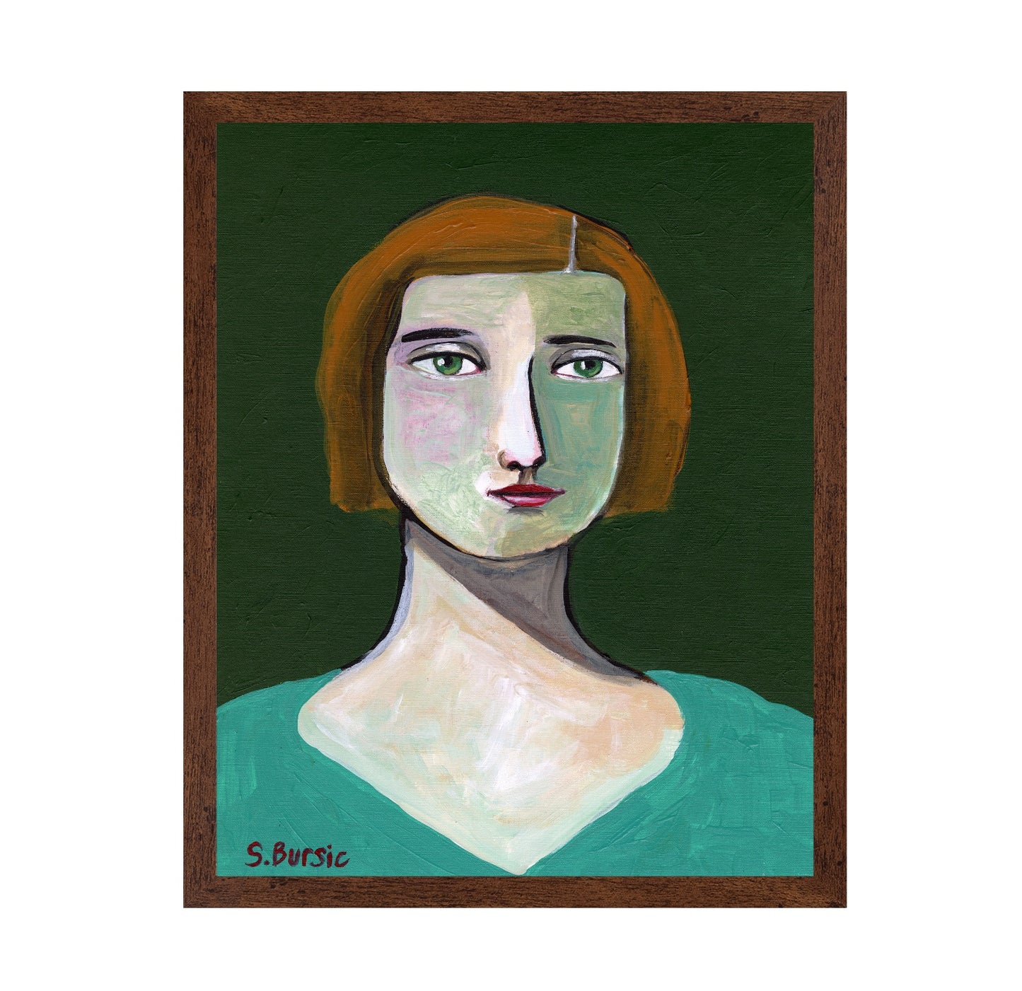 Green Tone Portrait