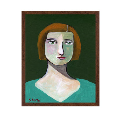 Green Tone Portrait