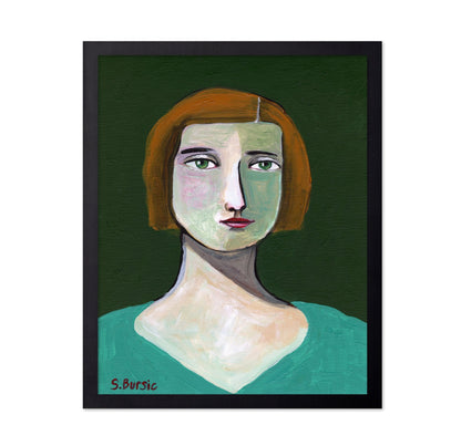 Green Tone Portrait