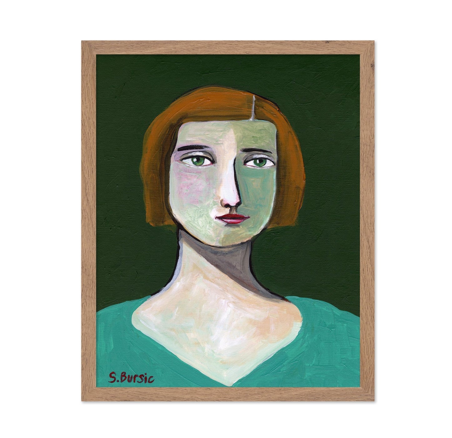 Green Tone Portrait