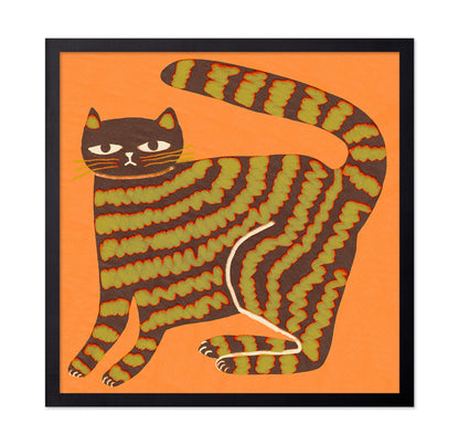 Striped Cat Glow