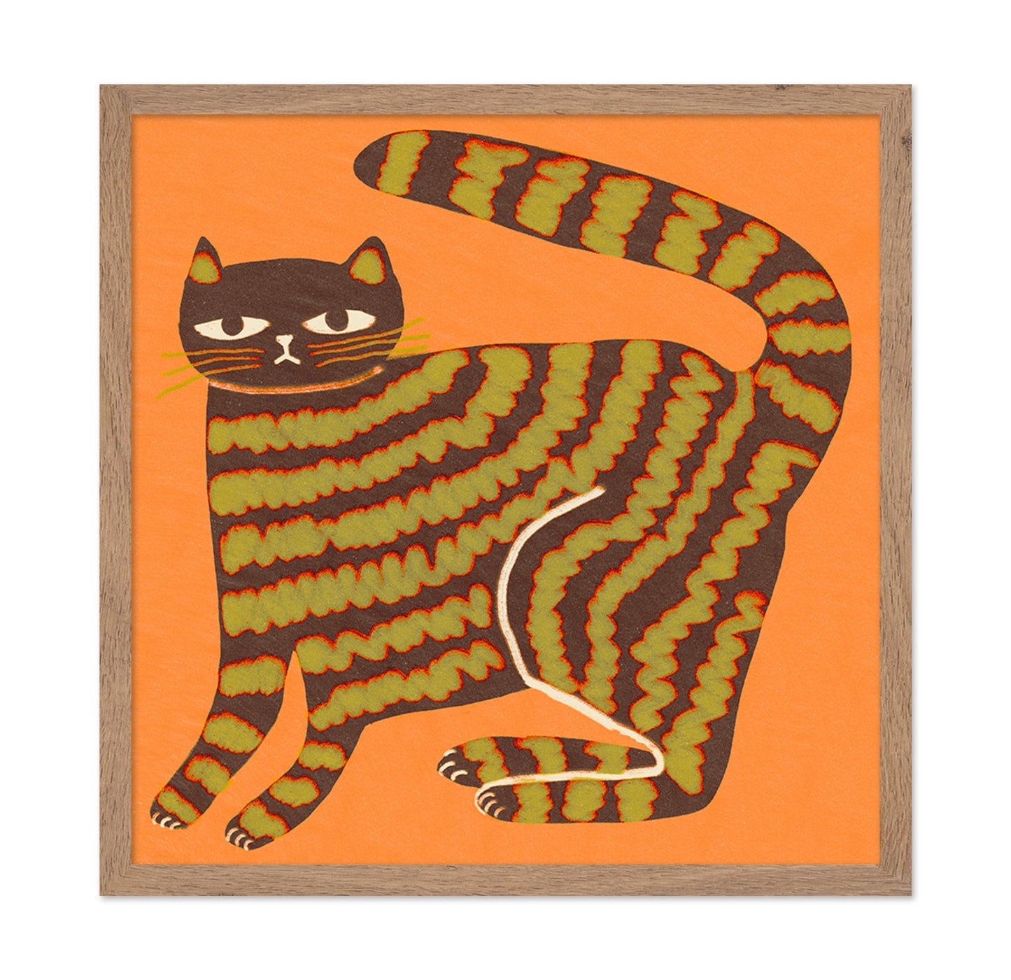 Striped Cat Glow
