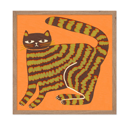 Striped Cat Glow