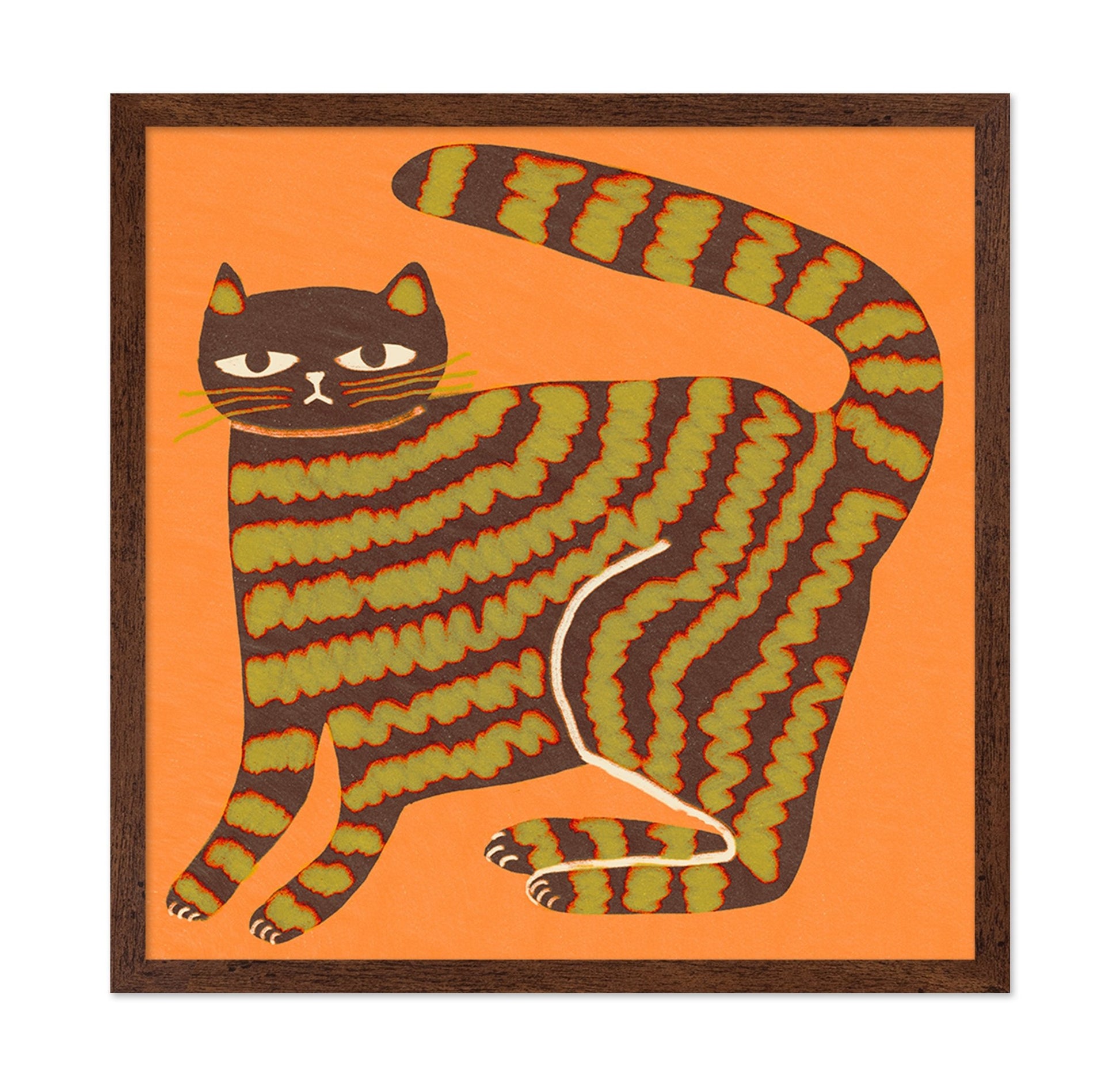 Striped Cat Glow