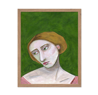 Soft Green Portrait