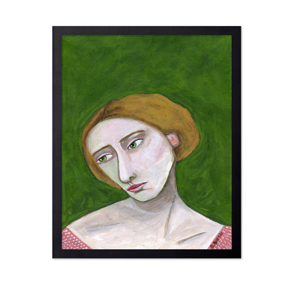 Soft Green Portrait