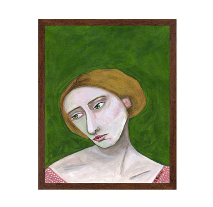 Soft Green Portrait