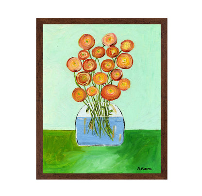 Orange Bloom Vase No2