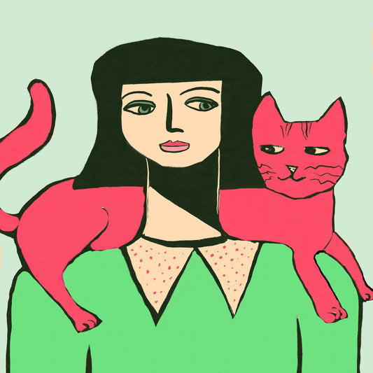 Pink Cat Companion