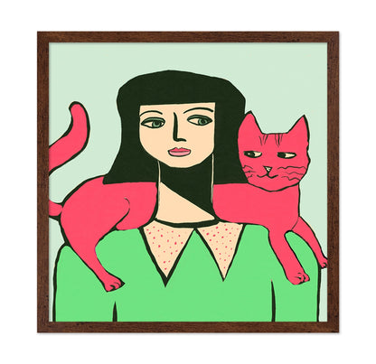 Pink Cat Companion