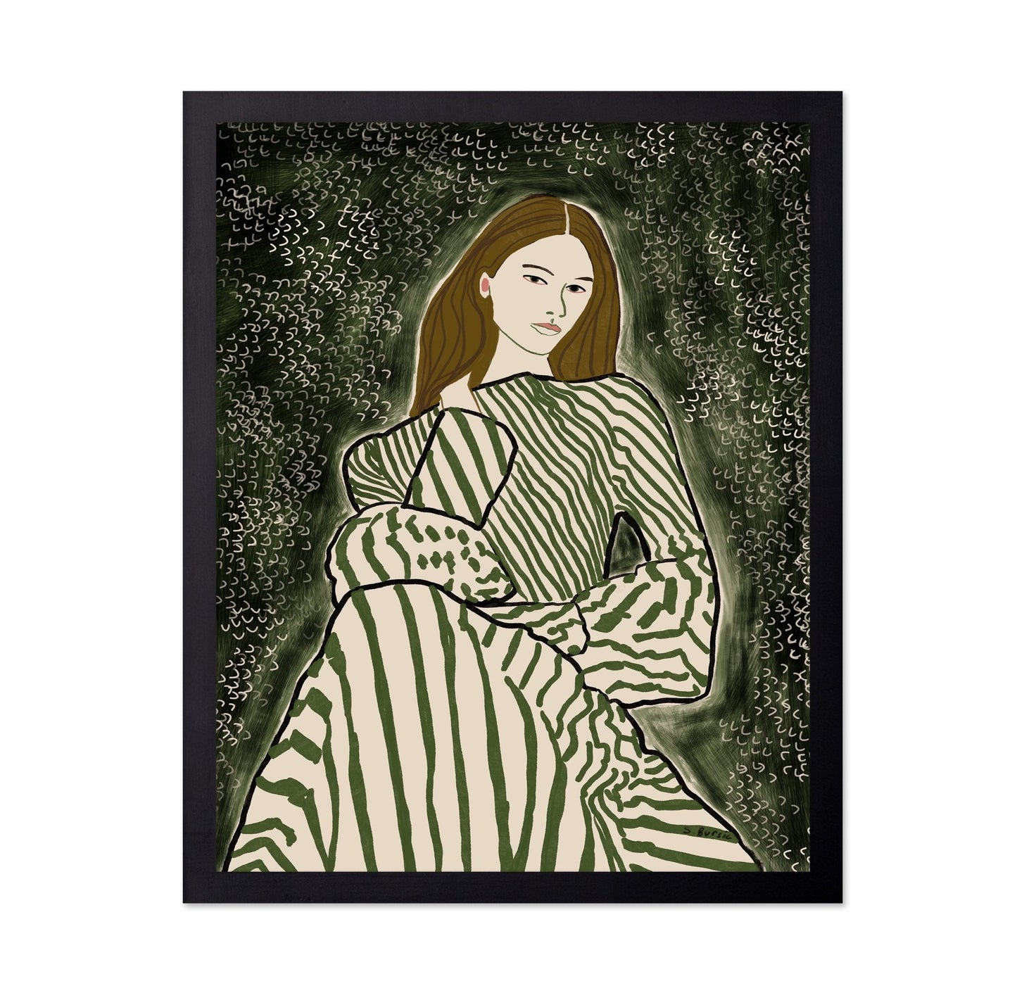 Green Pattern Muse
