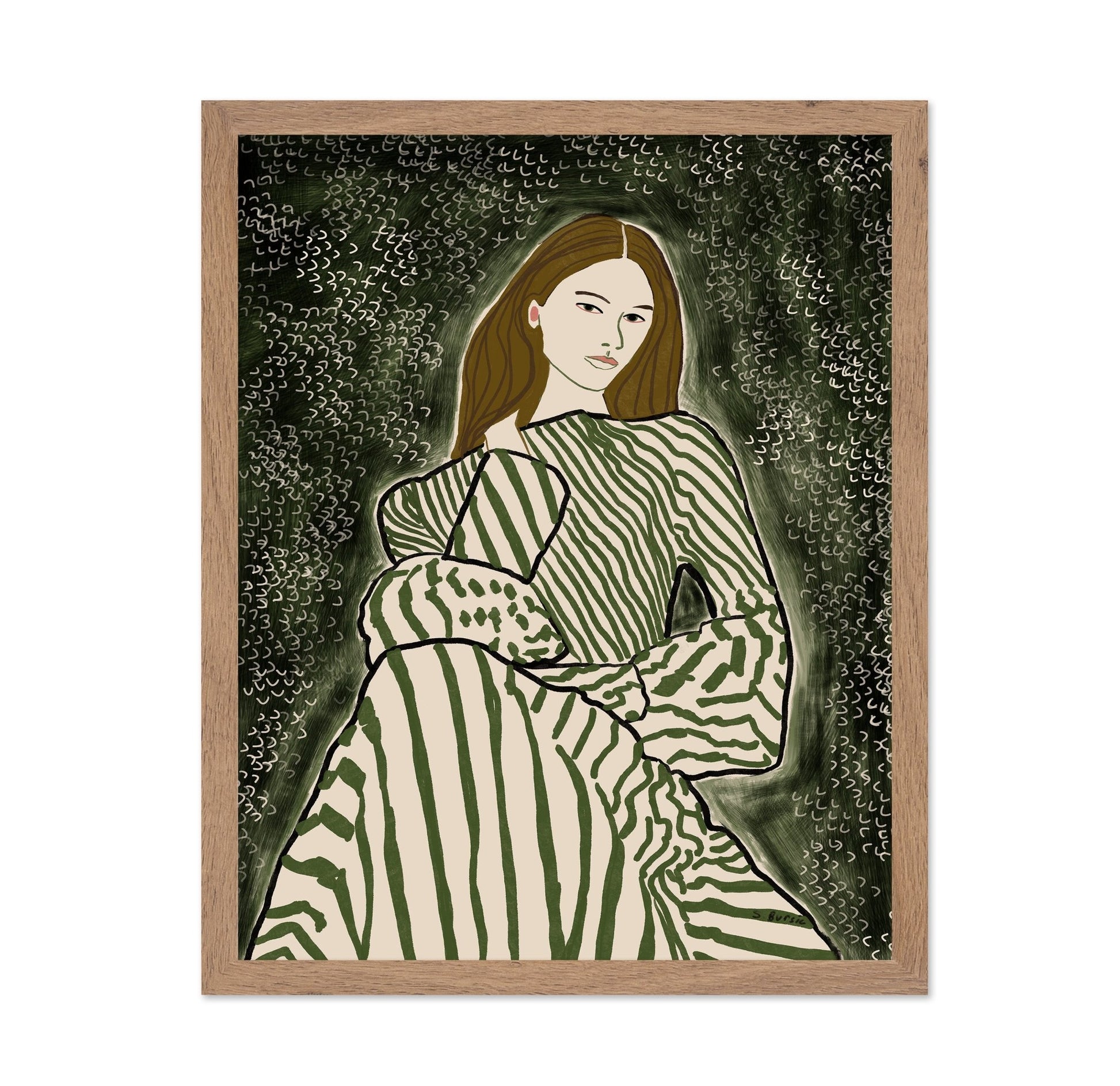 Green Pattern Muse