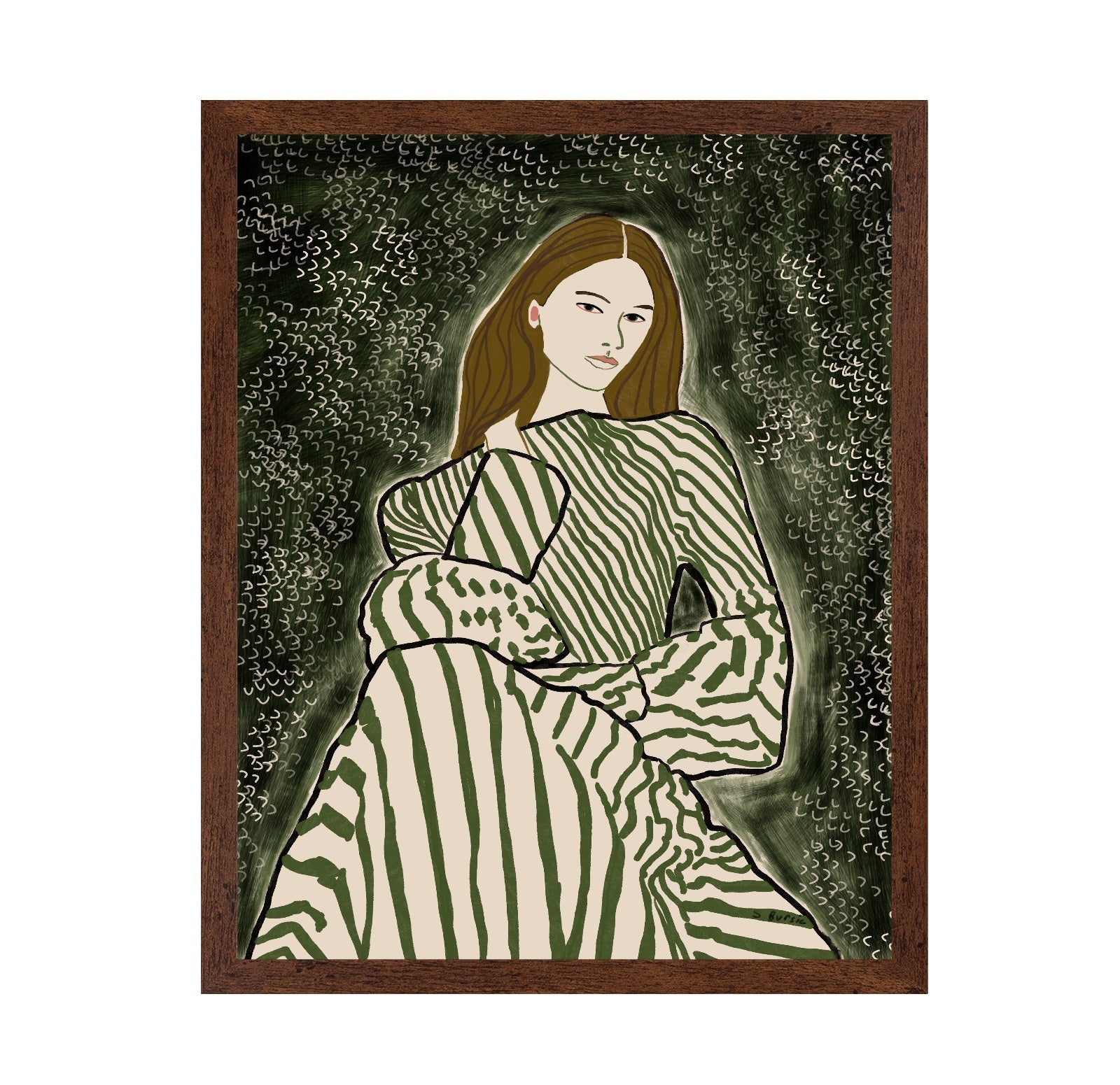 Green Pattern Muse