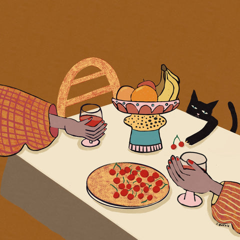 Cherry Dinner Scene