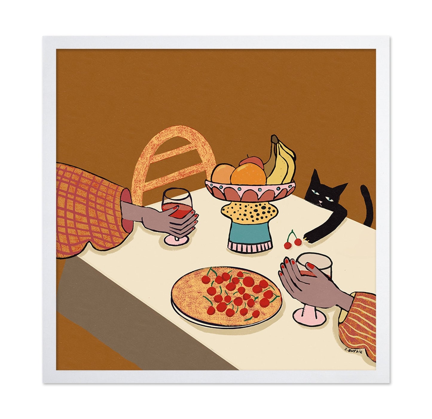 Cherry Dinner Scene