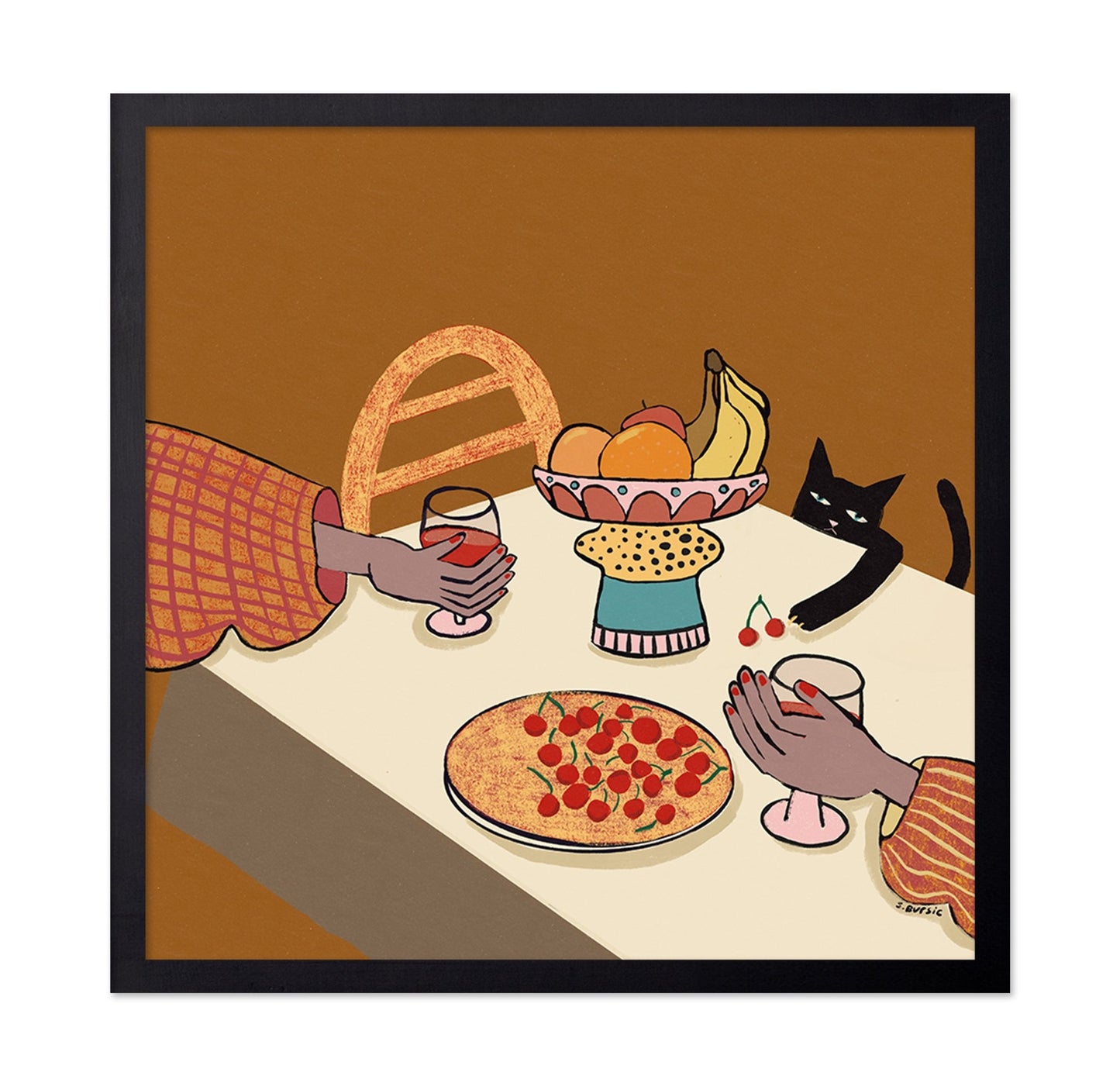 Cherry Dinner Scene