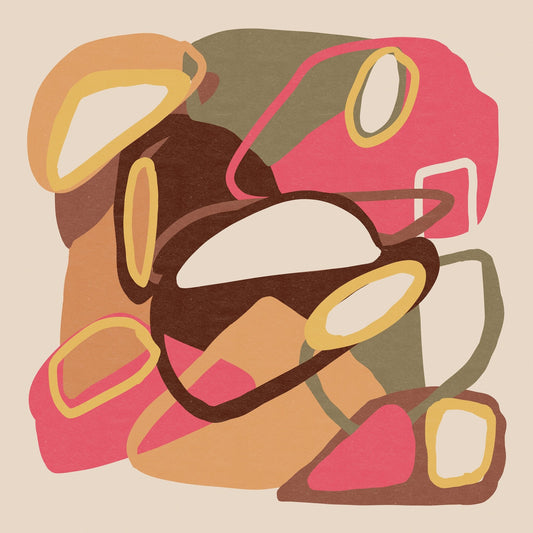Earth Tone Shapes No4