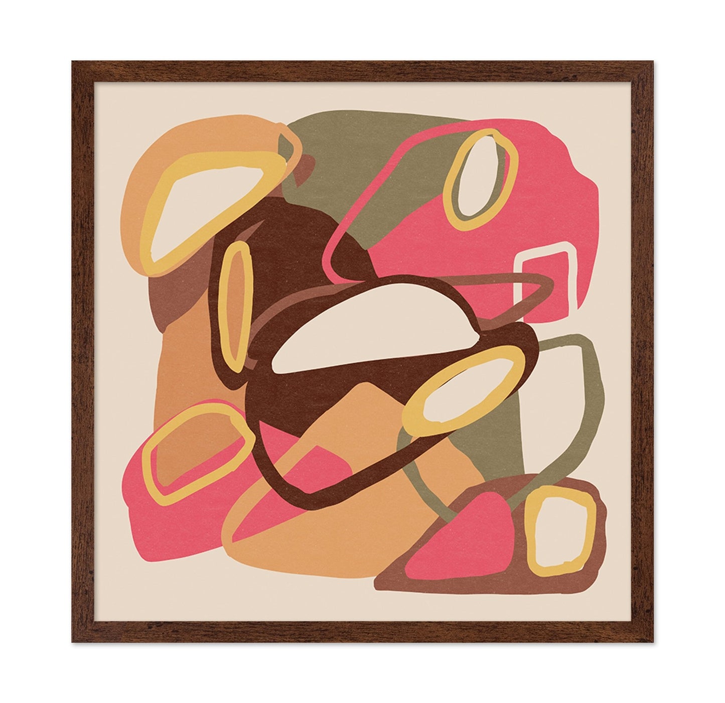 Earth Tone Shapes No4