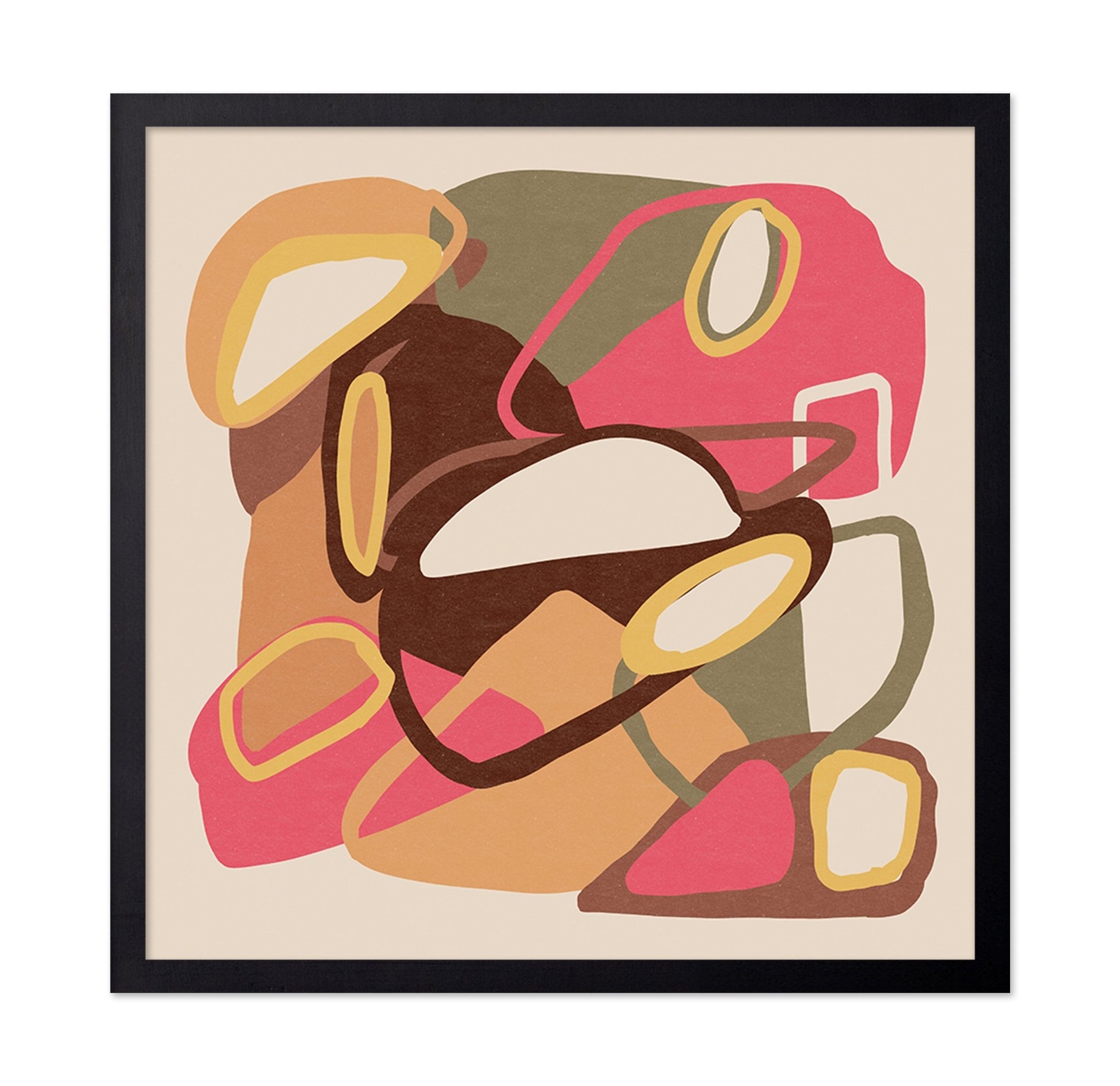Earth Tone Shapes No4