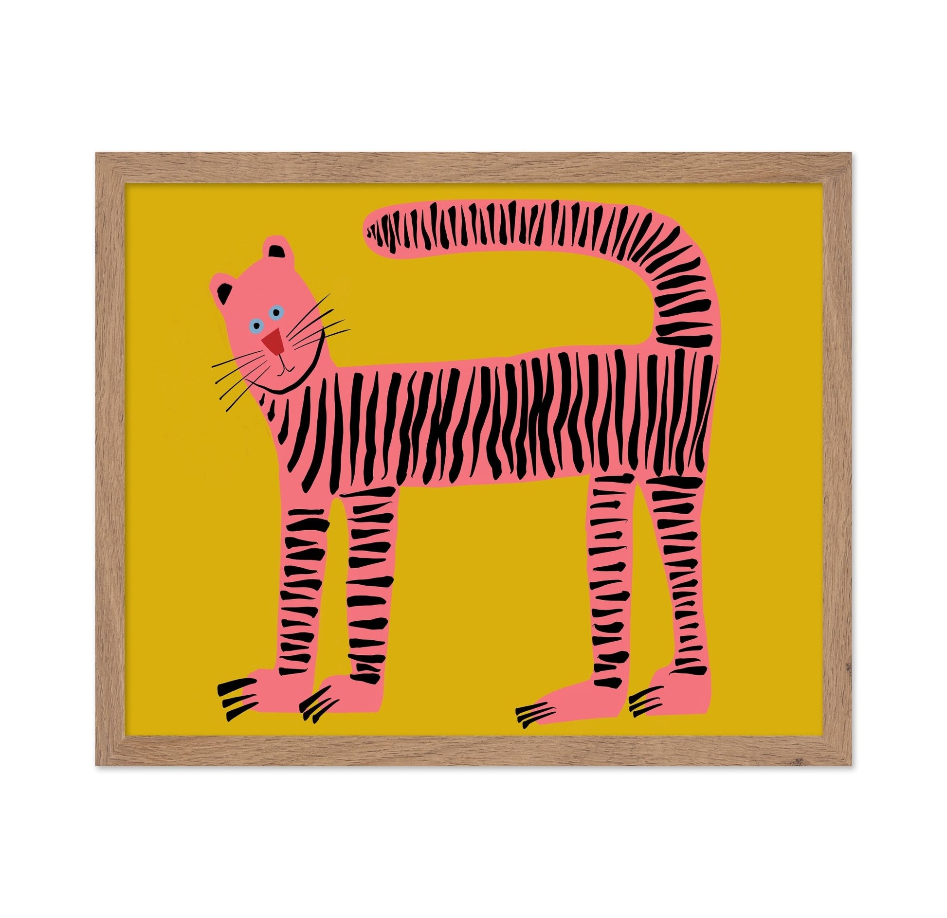 Pink Striped Cat No2