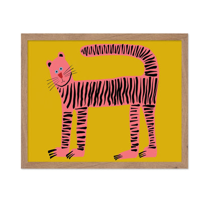 Pink Striped Cat No2