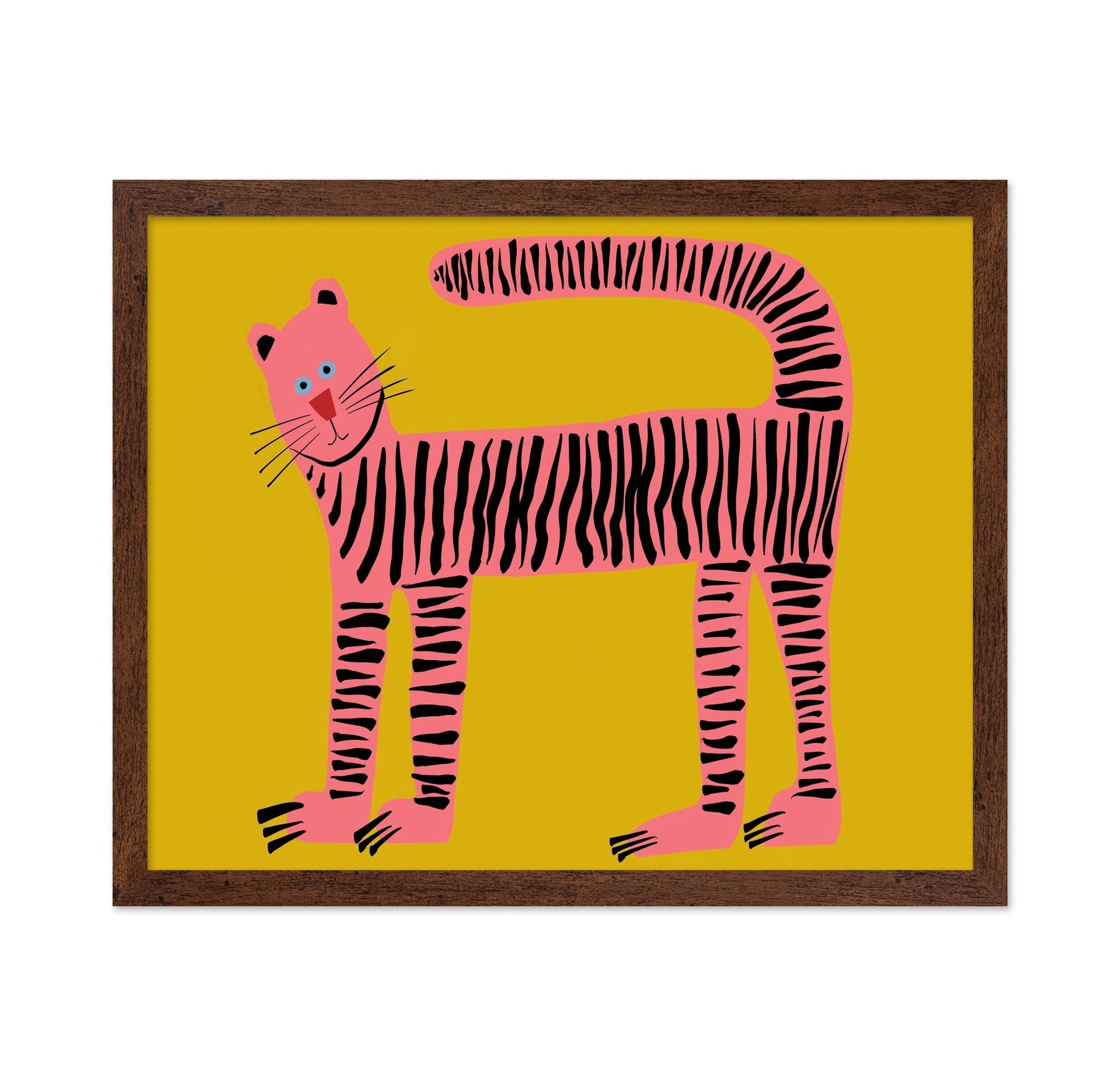 Pink Striped Cat No2