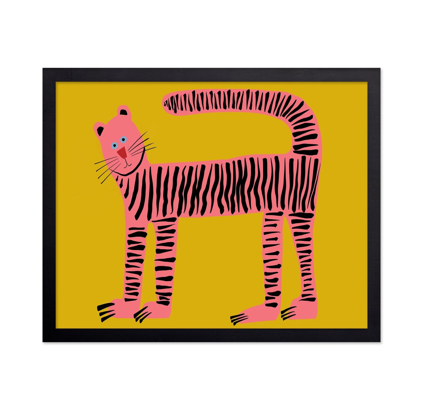 Pink Striped Cat No2