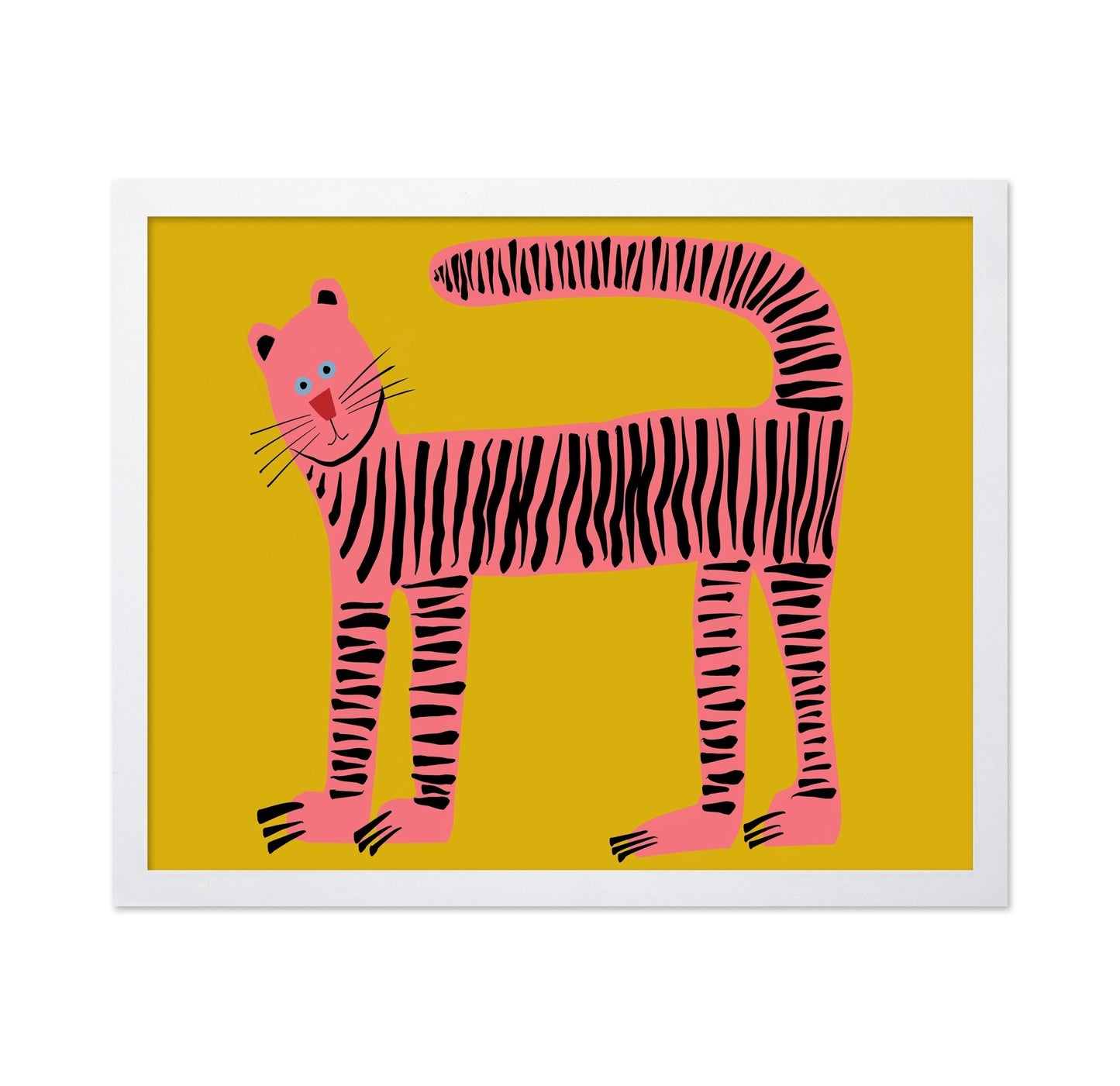 Pink Striped Cat No2