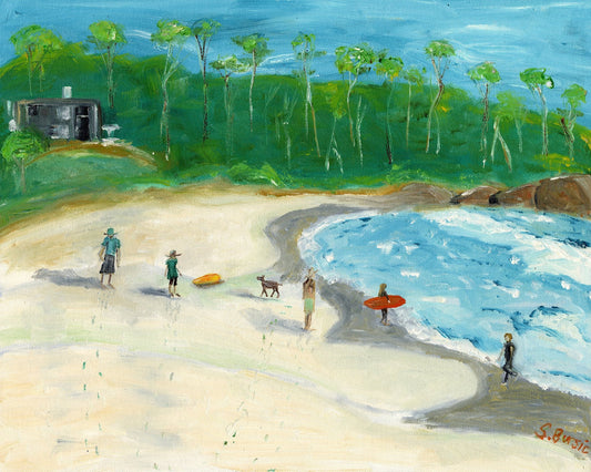 Beach Day Scene