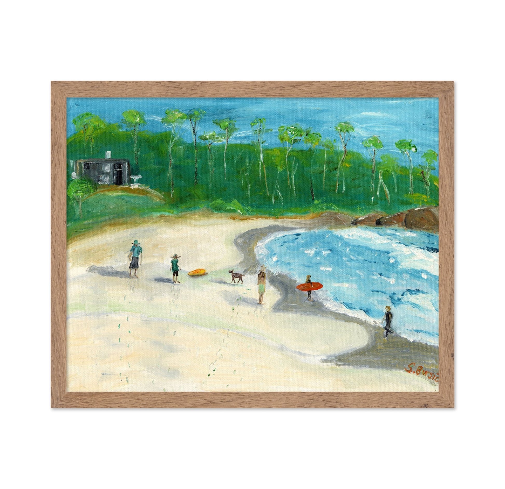Beach Day Scene