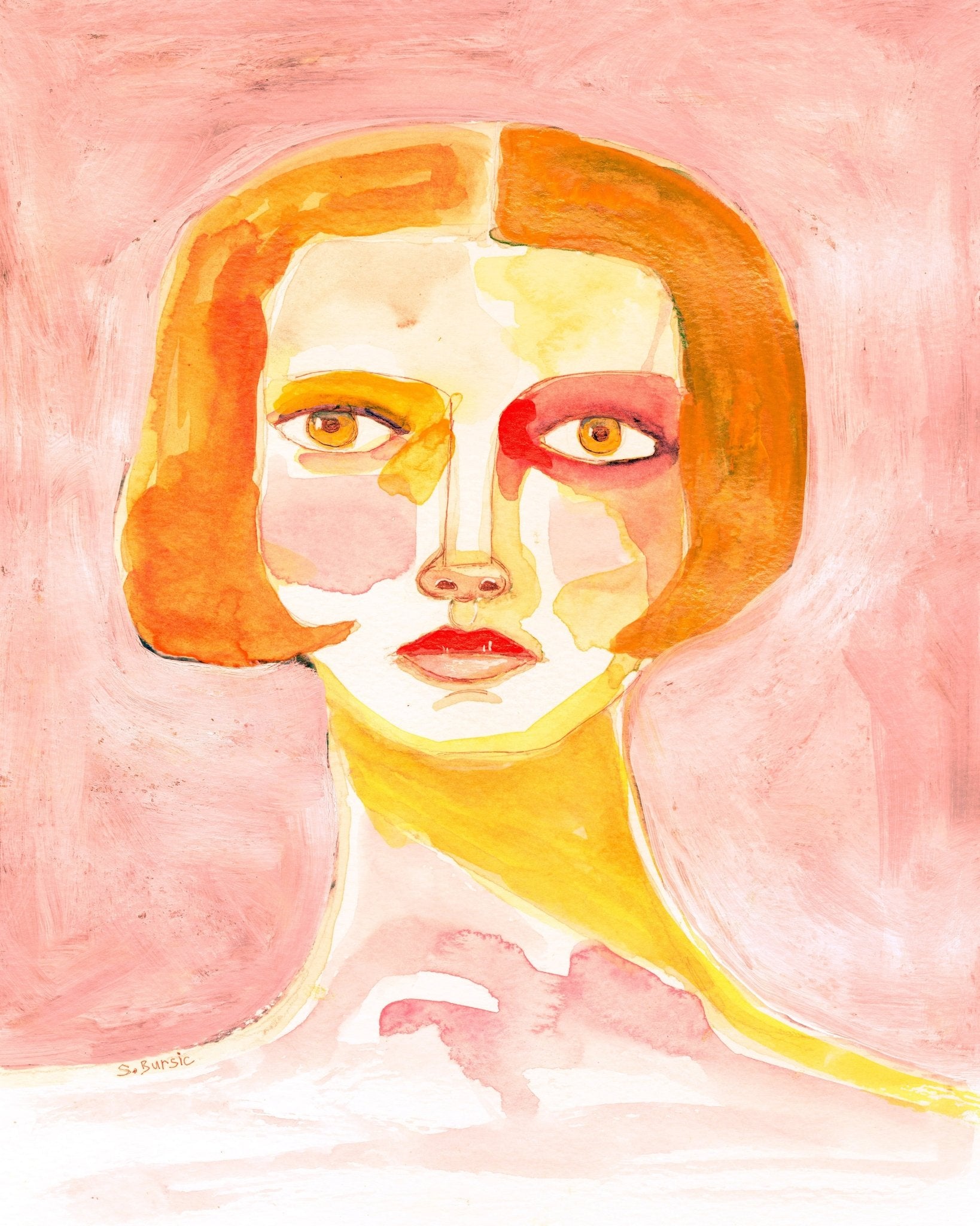 Golden Face Study