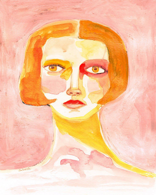 Golden Face Study