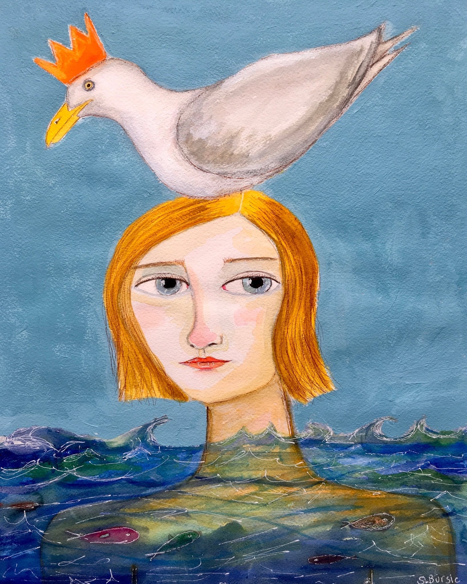 Seagull Crown Girl