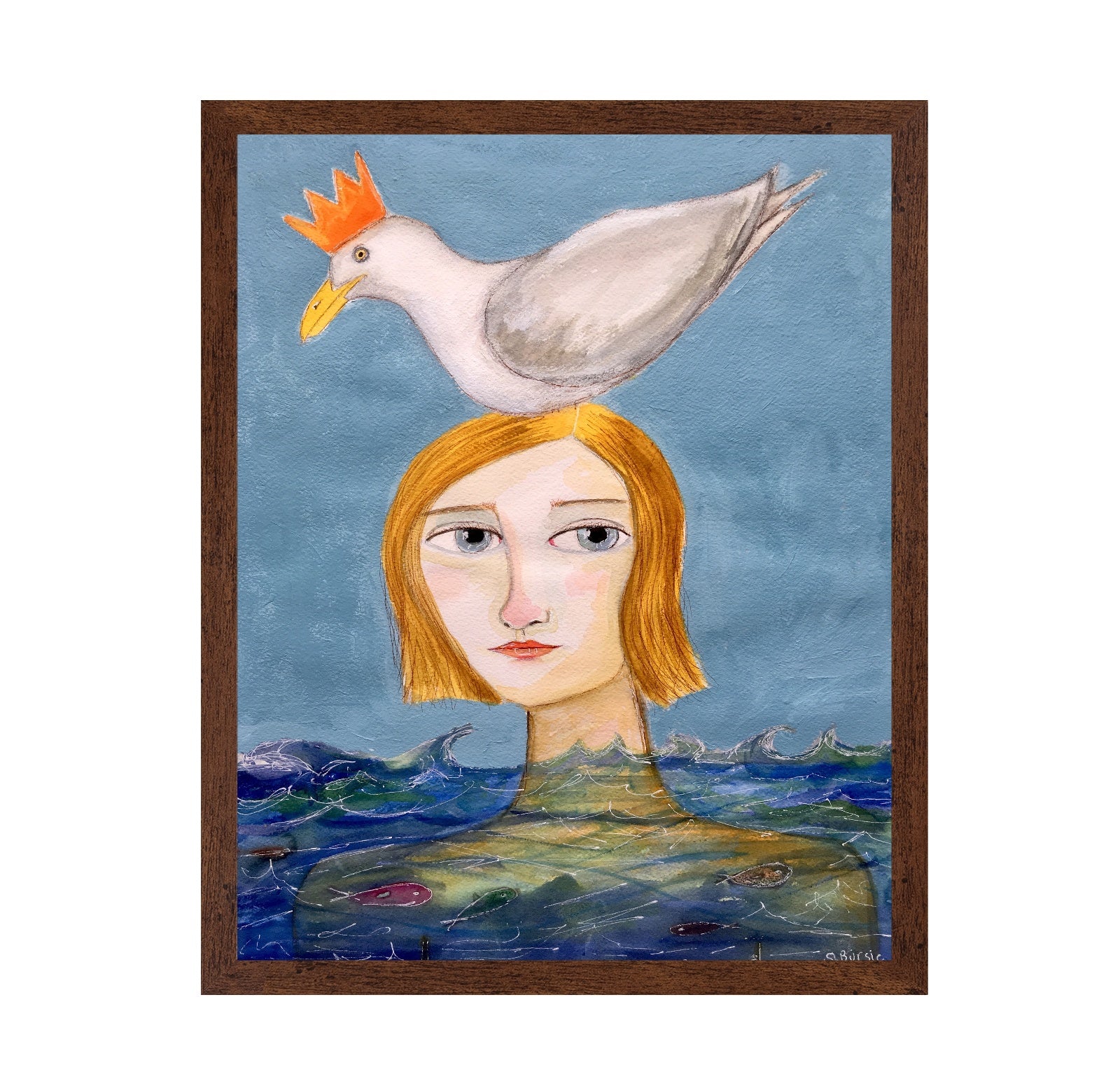Seagull Crown Girl