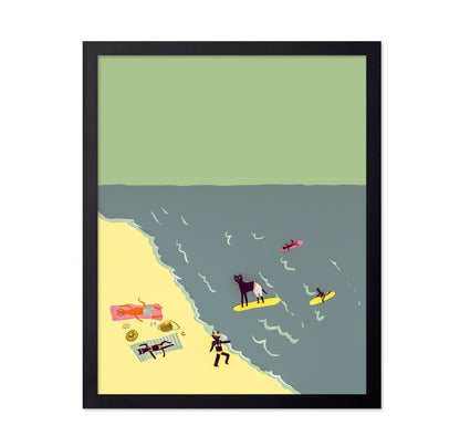 Cats Beach Day