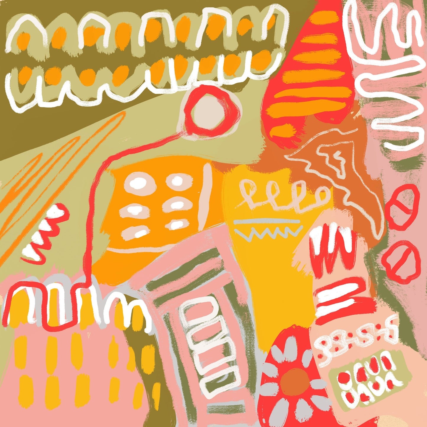 Abstract Color Blocks No2