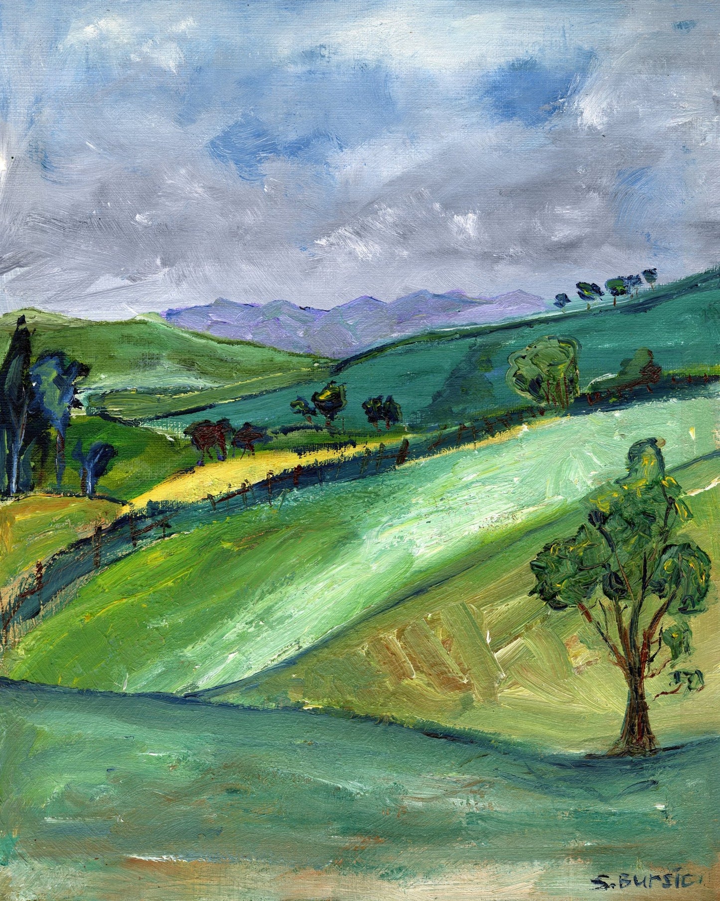 Rolling Green Hills No5