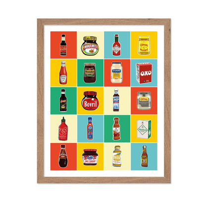 Condiment Collection Grid